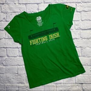 Colosseum Notre Dame Vneck Tee in Green
